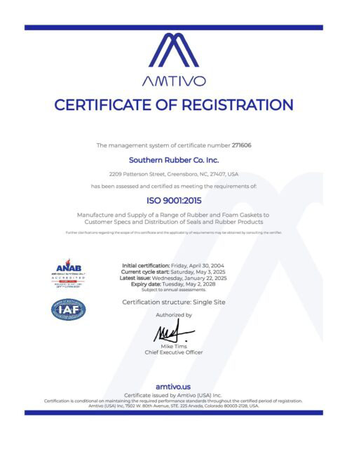 Amtivo Certificate